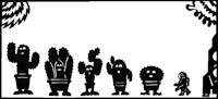 femme, cactus, ombre chinoise, theatre d`ombres, marionnettes, silhouette, découpage pochoir, free