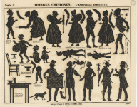l`andouille indigeste planche ombres chinoises théâtre d`ombres silhouettes marionnettes free