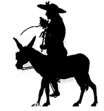 âne cavalier ombres chinoises théâtre d`ombres silhouettes marionnettes free