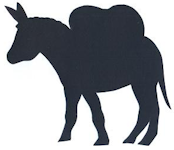 âne animal ombres chinoises theatre d`ombres silhouettes marionnettes free