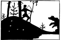 homme ours décor foret ombres chinoises theatre d`ombres silhouettes marionnettes free