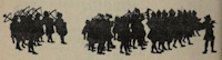 hommes, ombre chinoise, theatre d`ombres, marionnettes, silhouette, découpage pochoir, free