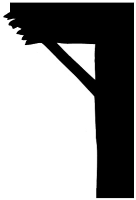 avant toit cabane décor ombres chinoises théâtre d`ombres silhouettes marionnettes free