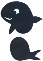 baleine animal ombres chinoises théâtre d`ombres silhouettes marionnettes free