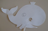 baleine, ombre chinoise, theatre d`ombres, marionnettes, silhouette, découpage pochoir, free