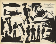 bord de mer personnages et accessoires ombres chinoises théâtre d`ombres silhouettes marionnettes free