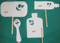 medicaments, ombre chinoise, theatre d`ombres, marionnettes, silhouette, découpage pochoir, free