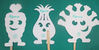 carotte, celeri, brocoli, ombre chinoise, theatre d`ombres, marionnettes, silhouette, découpage pochoir, free