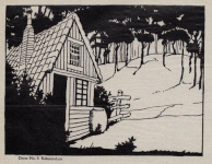 cabane foret decor ombres chinoises théâtre d`ombres silhouettes marionnettes free