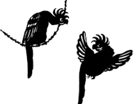 cacatoes ombres chinoises theatre d`ombres silhouettes marionnettes free