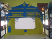 castelet ombres chinoises théâtre d`ombres silhouettes marionnettes free