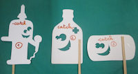 catch a quatre, lutteurs, ombre chinoise, theatre d`ombres, marionnettes, silhouette, découpage pochoir, free