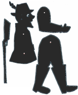 homme ombres chinoises théâtre d`ombres silhouettes marionnettes free