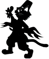 chat coq ombres chinoises théâtre d`ombres silhouettes marionnettes free