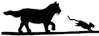 chat, rat, ombre chinoise, theatre d`ombres, marionnettes, silhouette, découpage pochoir, free