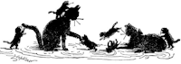 chatte, chat, chatons, ombre chinoise, theatre d`ombres, marionnettes, silhouette, découpage pochoir, free