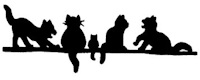 chats, ombre chinoise, theatre d`ombres, marionnettes, silhouette, découpage pochoir, free