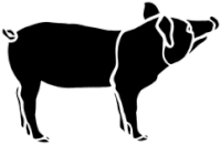 cochon ombres chinoises théâtre d`ombres silhouettes marionnettes free