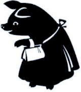 cochon truie élégante ombres chinoises théâtre d`ombres silhouettes marionnettes free