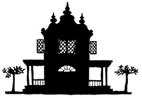 maison, ombre chinoise, theatre d`ombres, marionnettes, silhouette, découpage pochoir, free