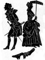 homme femme ombres chinoises théâtre d`ombres silhouettes marionnettes free
