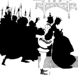 homme femme foule ombres chinoises théâtre d`ombres silhouettes marionnettes free