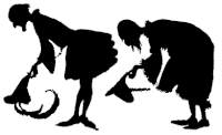 hommes ombres chinoises théâtre d`ombres silhouettes marionnettes free