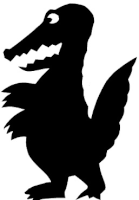 crocodile ombres chinoises théâtre d`ombres silhouettes marionnettes free