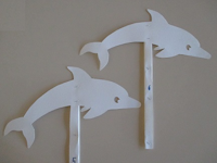 dauphins, ombre chinoise, theatre d`ombres, marionnettes, silhouette, découpage pochoir, free