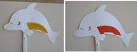 dauphins, ombre chinoise, theatre d`ombres, marionnettes, silhouette, découpage pochoir, free