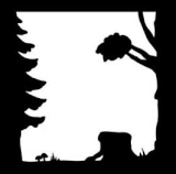 décor forêt ombres chinoises théâtre d`ombres silhouettes marionnettes free