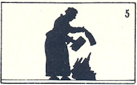 Don Quichotte, scene, femme, ombre chinoise, theatre d`ombres, marionnettes, silhouette, découpage pochoir, free