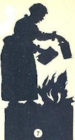 Don Quichotte, scene, ombre chinoise, theatre d`ombres, marionnettes, silhouette, découpage pochoir, free