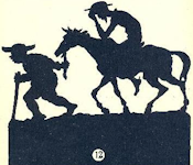 Don Quichotte, scene, ombre chinoise, theatre d`ombres, marionnettes, silhouette, découpage pochoir, free