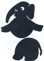 éléphant ombres chinoises théâtre d`ombres silhouettes marionnettes free