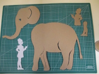 elephant cornac ombres chinoises théâtre d`ombres silhouettes marionnettes free