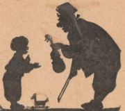 homme enfant violon ombres chinoises théâtre d`ombres silhouettes marionnettes free