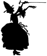 femme fée ombres chinoises théâtre d`ombres silhouettes marionnettes free