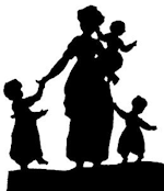 femme ef enfants ombres chinoises theatre d`ombres silhouettes marionnettes free