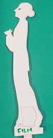 femme, ombre chinoise, theatre d`ombres, marionnettes, silhouette, découpage pochoir, free