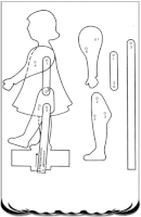 fillette ombres chinoises théâtre d`ombres silhouettes marionnettes free