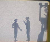 hommes ombres chinoises théâtre d`ombres silhouettes marionnettes free