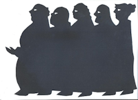 hommes femmes ombres chinoises theatre d`ombres silhouettes marionnettes free