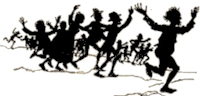 foule ombres chinoises theatre d`ombres silhouettes marionnettes free