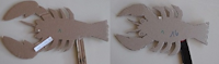 homard, ombre chinoise, theatre d`ombres, marionnettes, silhouette, découpage pochoir, free
