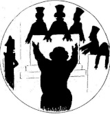 hommes ombres chinoises théâtre d`ombres silhouettes marionnettes free