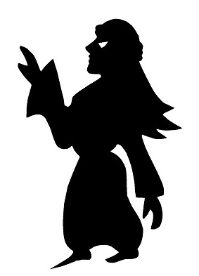 karagoz femme en ombres chinoises théâtre d`ombres silhouettes marionnettes