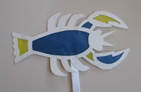 langouste, ombre chinoise, theatre d`ombres, marionnettes, silhouette, découpage pochoir, free