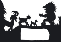 les trois boucs conte ombres chinoises théâtre d`ombres silhouettes marionnettes free