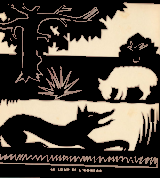 le loup et l`agneau fable ombres chinoises théâtre d`ombres silhouettes marionnettes free